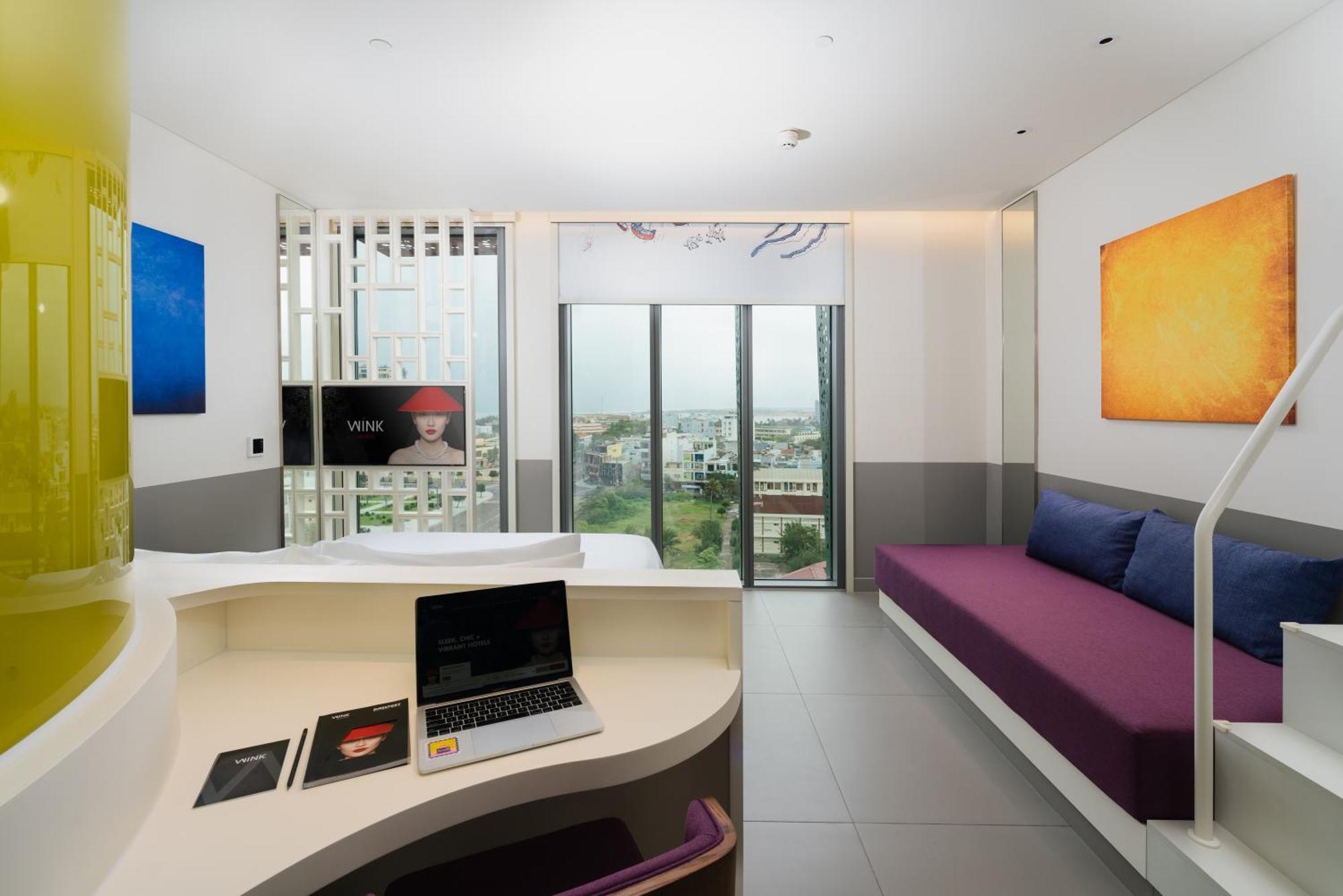 Wink Hotel Tuy Hoa Beach - 24Hrs Stay & Rooftop Pool Bar エクステリア 写真